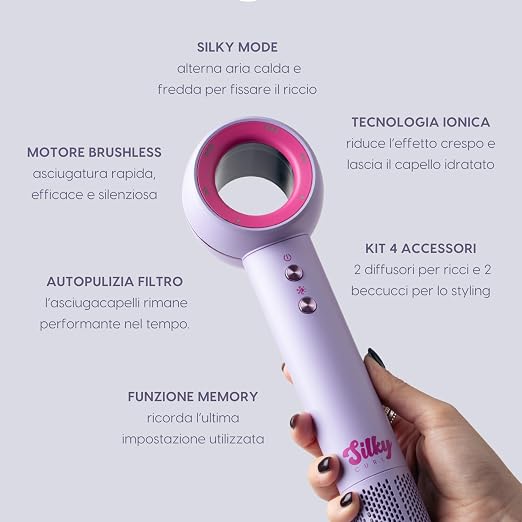 LABOR SILKY CURL ASCIUGACAPELLI PER RICCI 2
